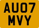 License plate of the United Kingdom, 2001 year system
