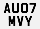 License plate of the United Kingdom, 2001 year system
