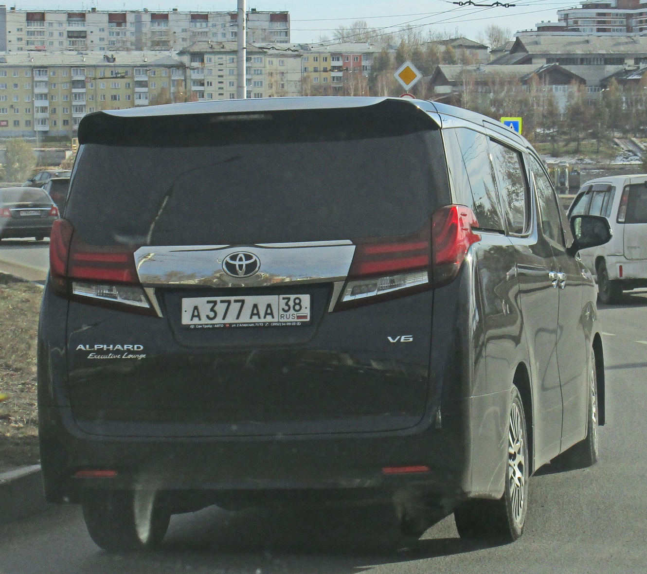 а 377 аа 38, Toyota Alphard 3rd gen (AH30), 2015­–2023