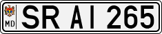License plate of Moldova, Cars (1992)