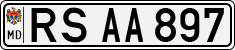 License plate of Moldova, Cars (1992)