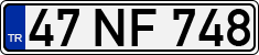 License plate of Turkey, Regular plates