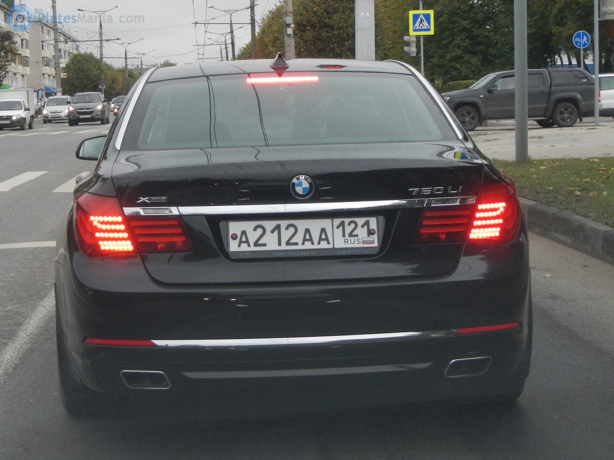 а 212 аа 121, BMW 7 Series 5th gen (F01–F04), 2008–2015