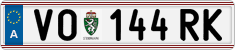 License plate of Austria, Regular plates