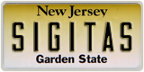 New Jersey, Vanity Plates