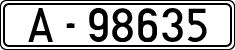 License plates of Spain, 1900 year series