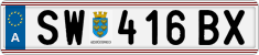 License plate of Austria, Regular plates