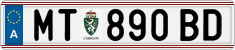 License plate of Austria, Regular plates