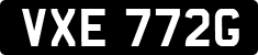 License plate of the United Kingdom, 1963 year system