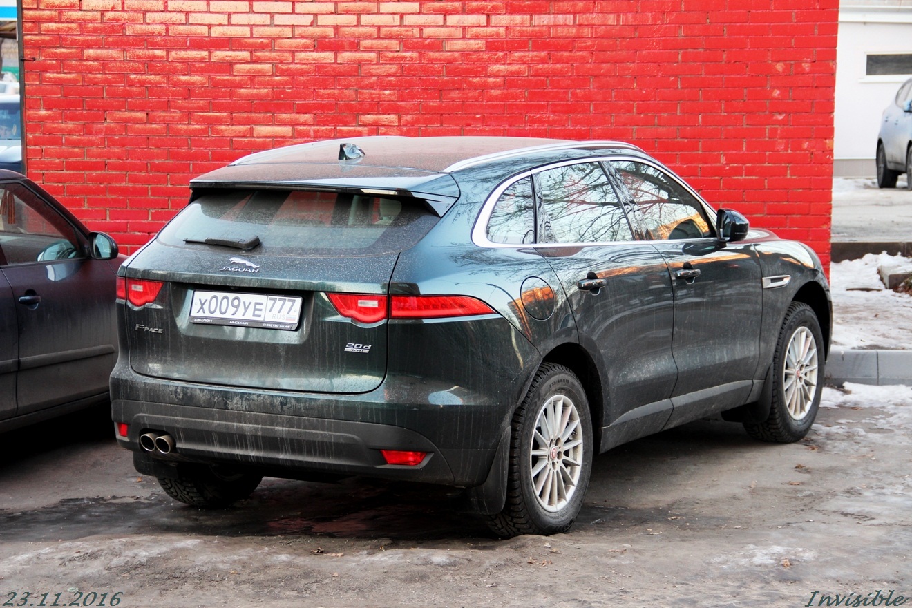 х 009 уе 777, Jaguar F-Pace 1st gen (X761), 2016–