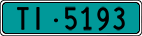 License plate of Switzerland, Agricultural vehicles (green)