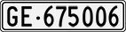 License plate of Switzerland, Cars
