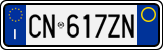 License plate of Italy, Cars (1994 year series)