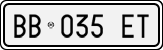 License plate of Italy, Cars (1994 year series)