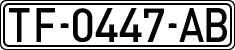 License plates of Spain, 1971 year series
