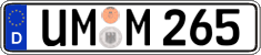 German license plate, Regular plates