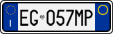 License plate of Italy, Cars (1994 year series)