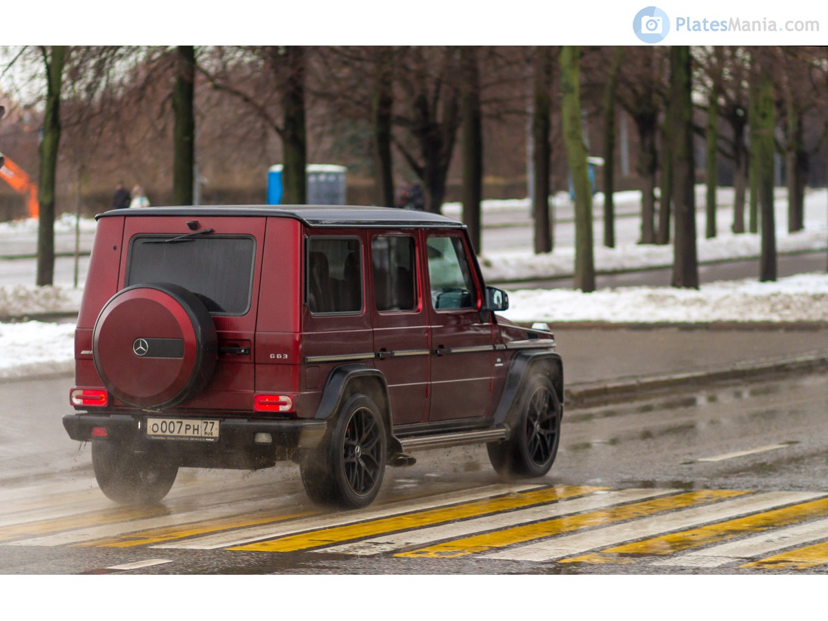 о 007 рн 77, Mercedes-Benz G-Klasse 1st gen 5-door SUV (W463), 1990–2018