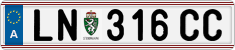 License plate of Austria, Regular plates