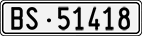 License plate of Switzerland, Cars