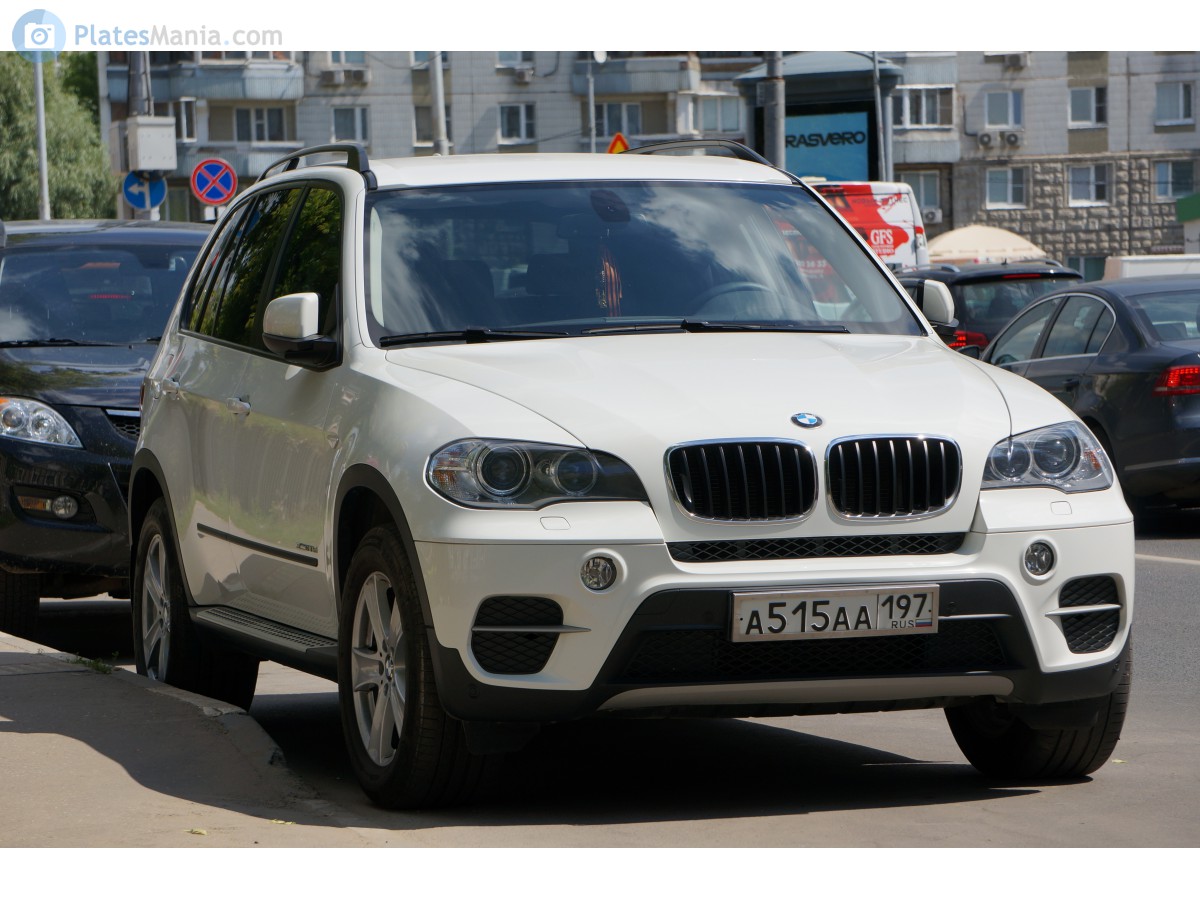 а 515 аа 197, BMW X5 2nd gen (E70), 2007–2013