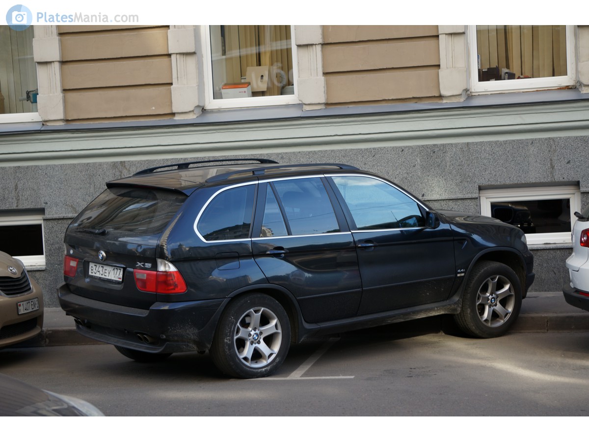в 343 еу 177, BMW X5 1st gen (E53), 1999–2006