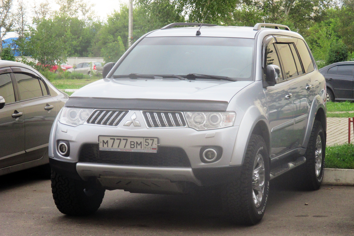 м 777 вм 57, Mitsubishi Pajero Sport 2nd gen (KG/KH/PB), 2008–2016