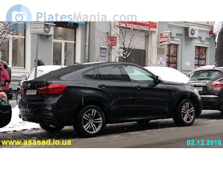 AA 0001 MC, BMW X6