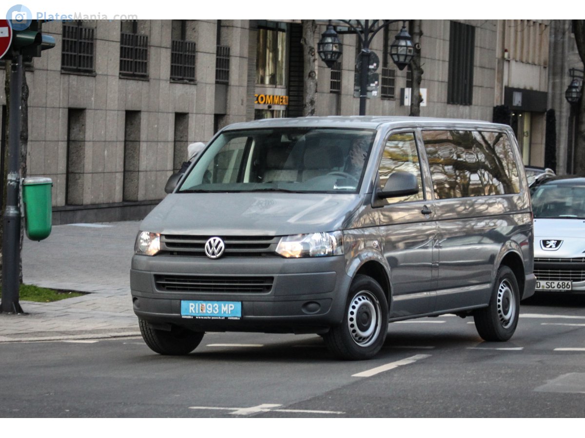 RI 93 MP, Volkswagen Transporter 5th gen Van (T5) (7E/7H), facelift, 2009–2015