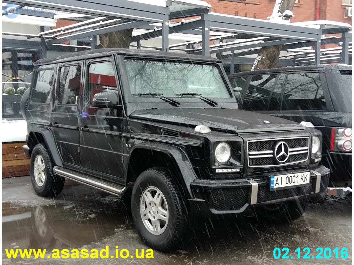 AI 0001 KK, Mercedes-Benz G-Klasse 1st gen 5-door SUV (W463), 1990–2018