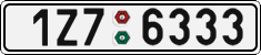 License plate of the Czech Republic, Cars (2001)