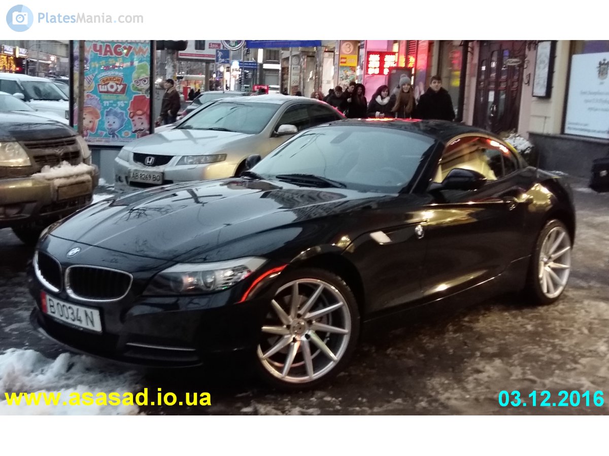 B 0034 N, BMW Z4 2nd gen (E89), 2009–2016