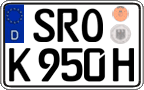 German license plate, Plates for oldtimers (type 