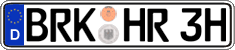 German license plate, Plates for oldtimers (type 
