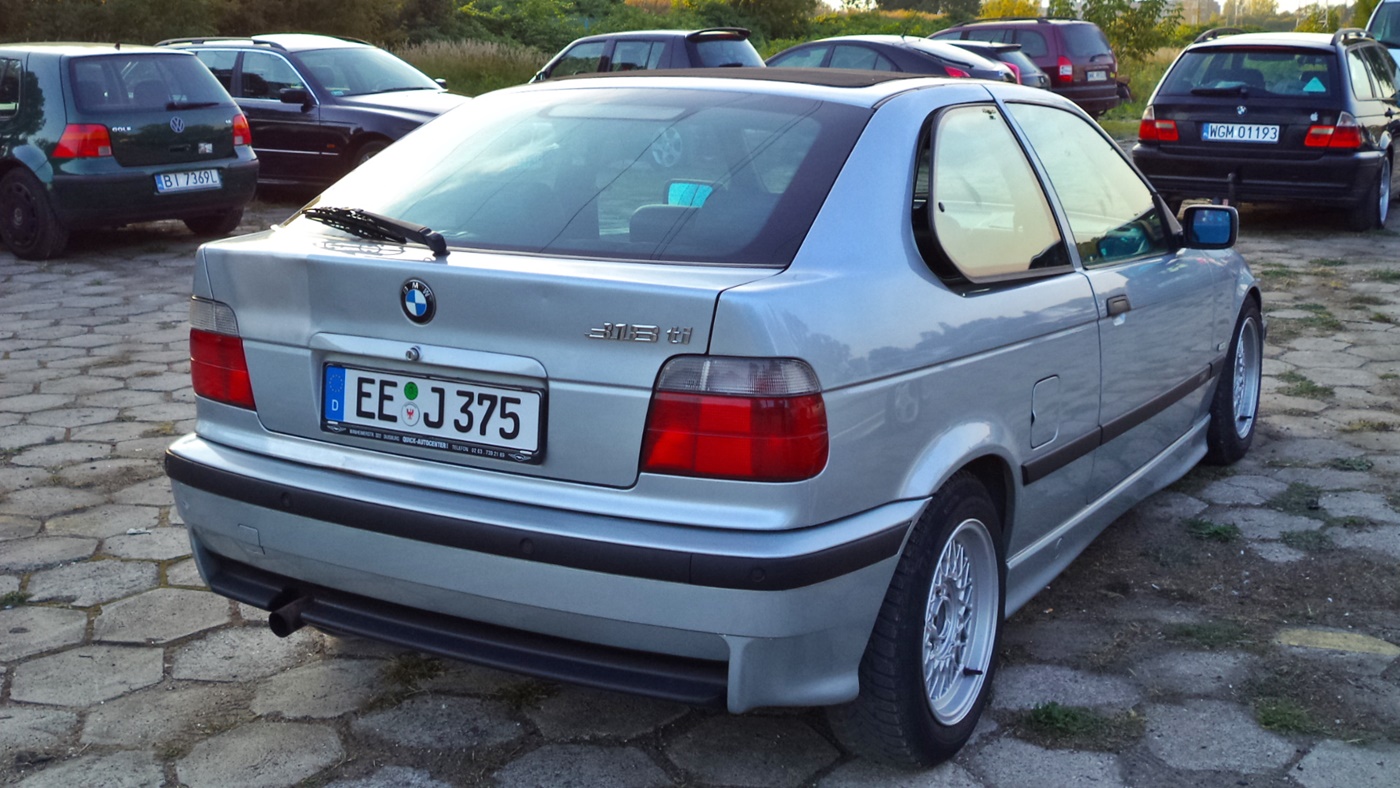 EE J 375, BMW 3 Series 3rd gen Compact Hatch (E36), 1994–2000