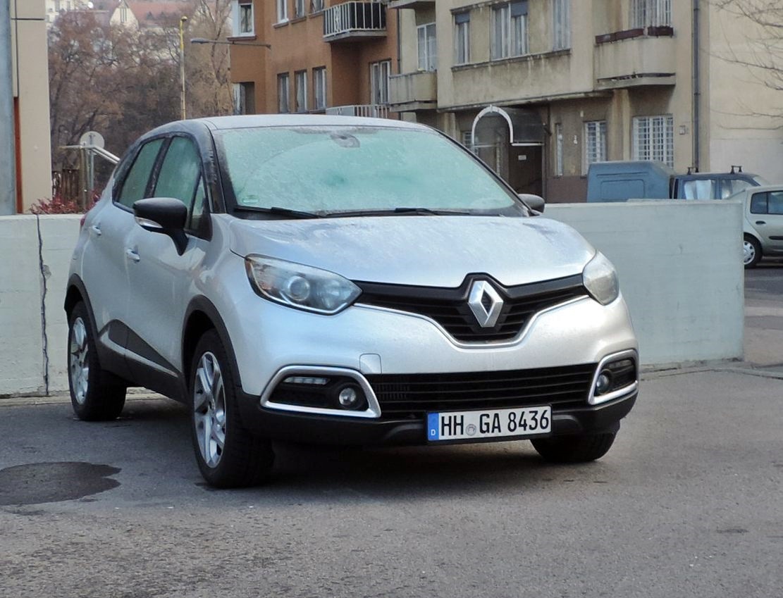HH GA 8436, Renault Captur 1st gen (J87; Global-market), 2013–2019