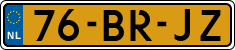 License plate of the Netherlands, Light Commercial Vehicles (1994 system)