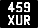 License plate of the United Kingdom, 1932 year system