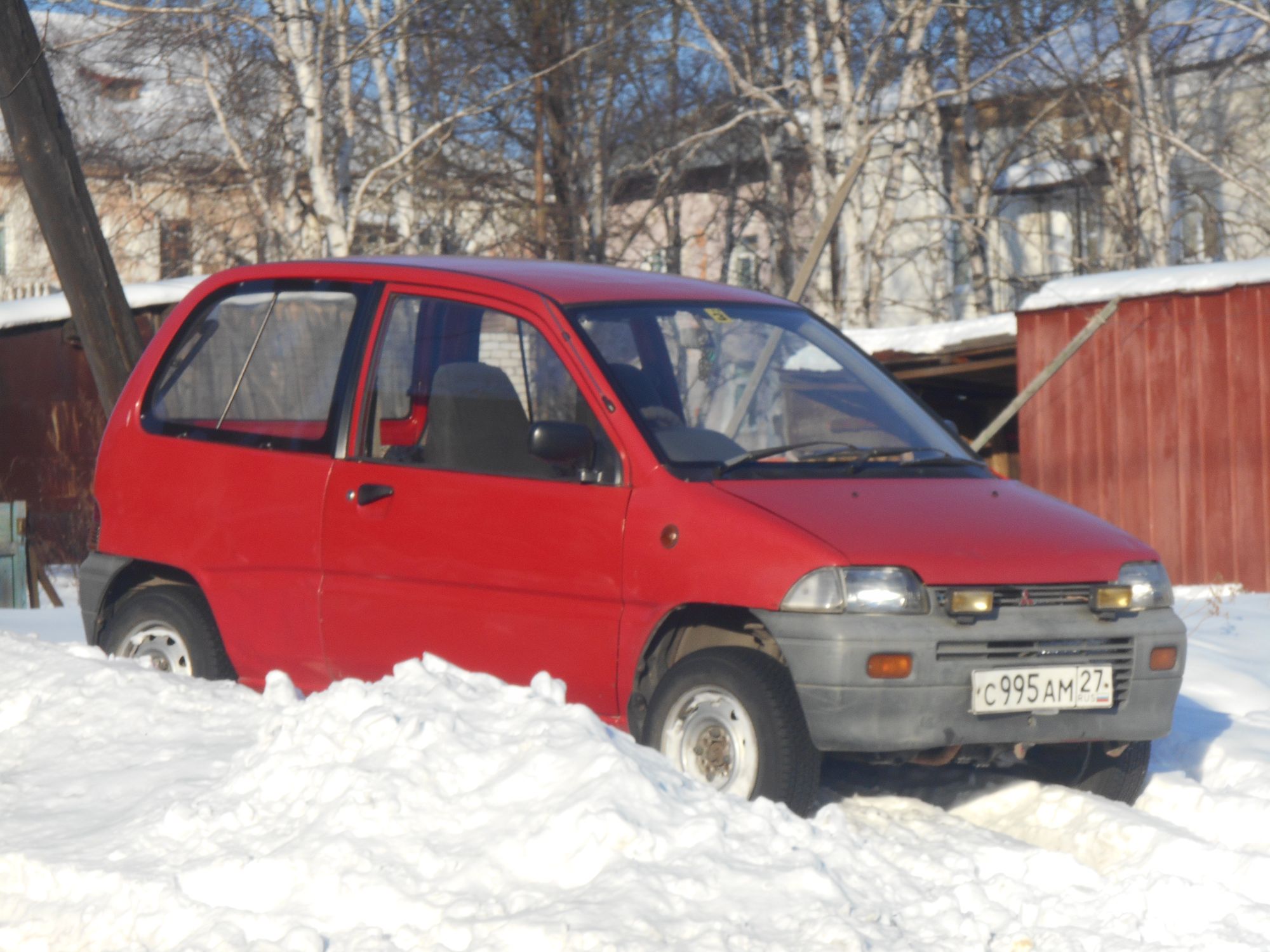 с 995 ам 27, Mitsubishi Minica 6th gen 3-door Hatch (H21/H26), 1989–1993