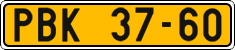 License plate of the Czech Republic, Commercial vehicles (1960)