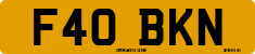 License plate of the United Kingdom, 1983 year system