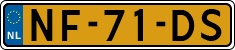 License plate of the Netherlands, Cars
