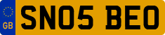 License plate of the United Kingdom, 2001 year system
