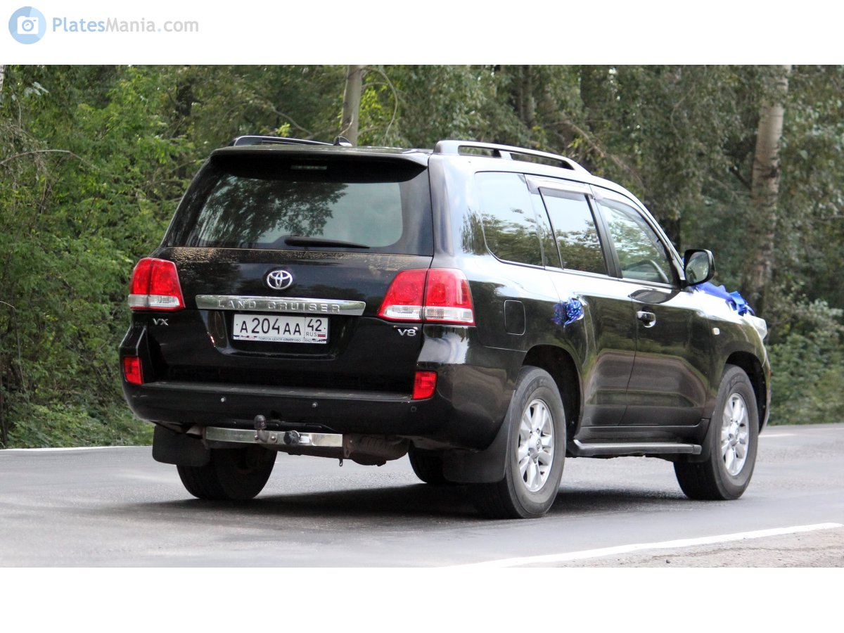 а 204 аа 42, Toyota Land Cruiser 200 (J200), 2007–2011