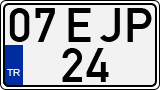 License plate of Turkey, Regular plates