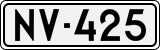 License plate of Finland, Cars