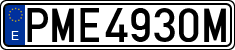 License plates of Spain, Official and military plates
