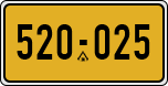 License plate of Israel, Regular plates