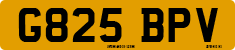 License plate of the United Kingdom, 1983 year system