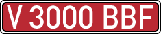 License plates of Spain, Specialty plates